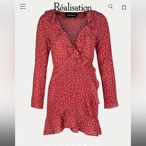 Realisation Par The Alexandra Red Star Dress XS.